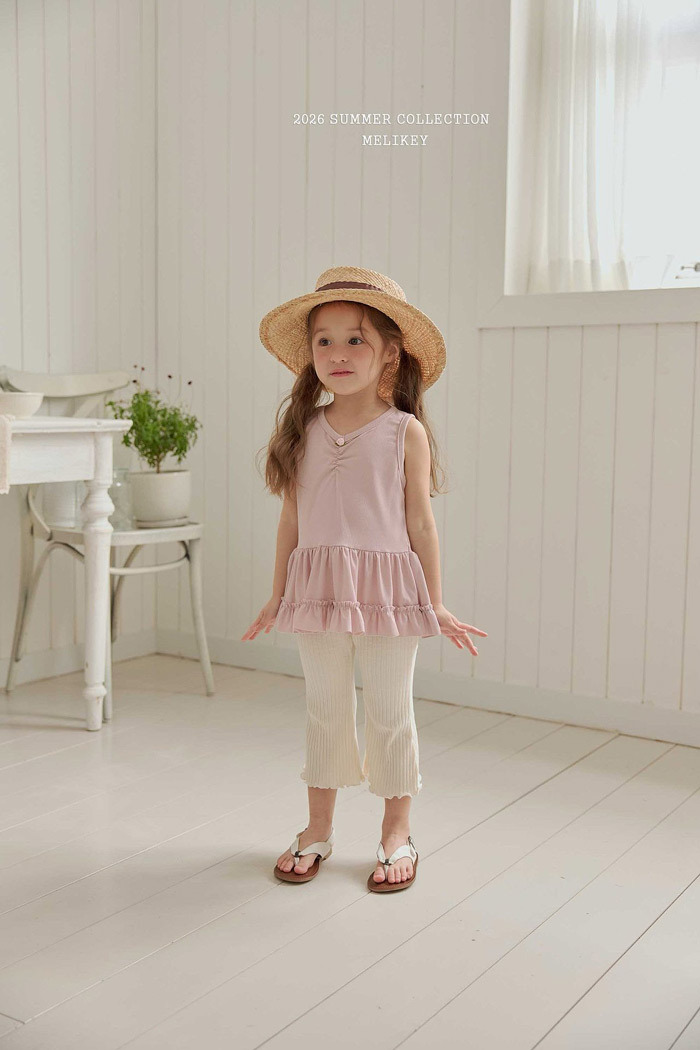 正韓夏MELIKEY 六色捲邊喇叭褲