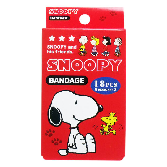Snoopy藥用膠片18片- 紅色