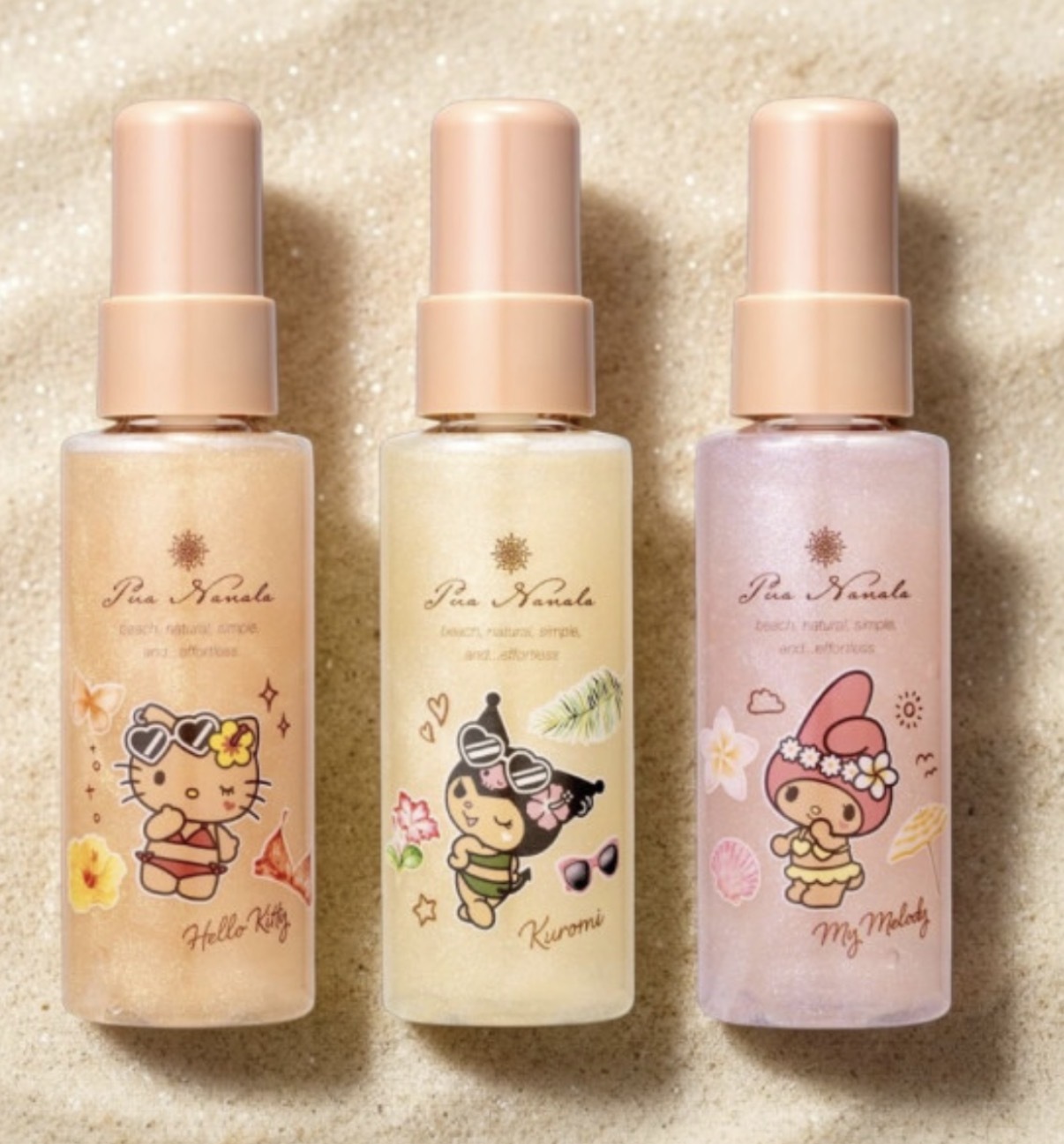 【聯乘數量限定】JP Pua Nanala x Sanrio 曬黑海灘 香水保濕精華 3338 3321 TK260329