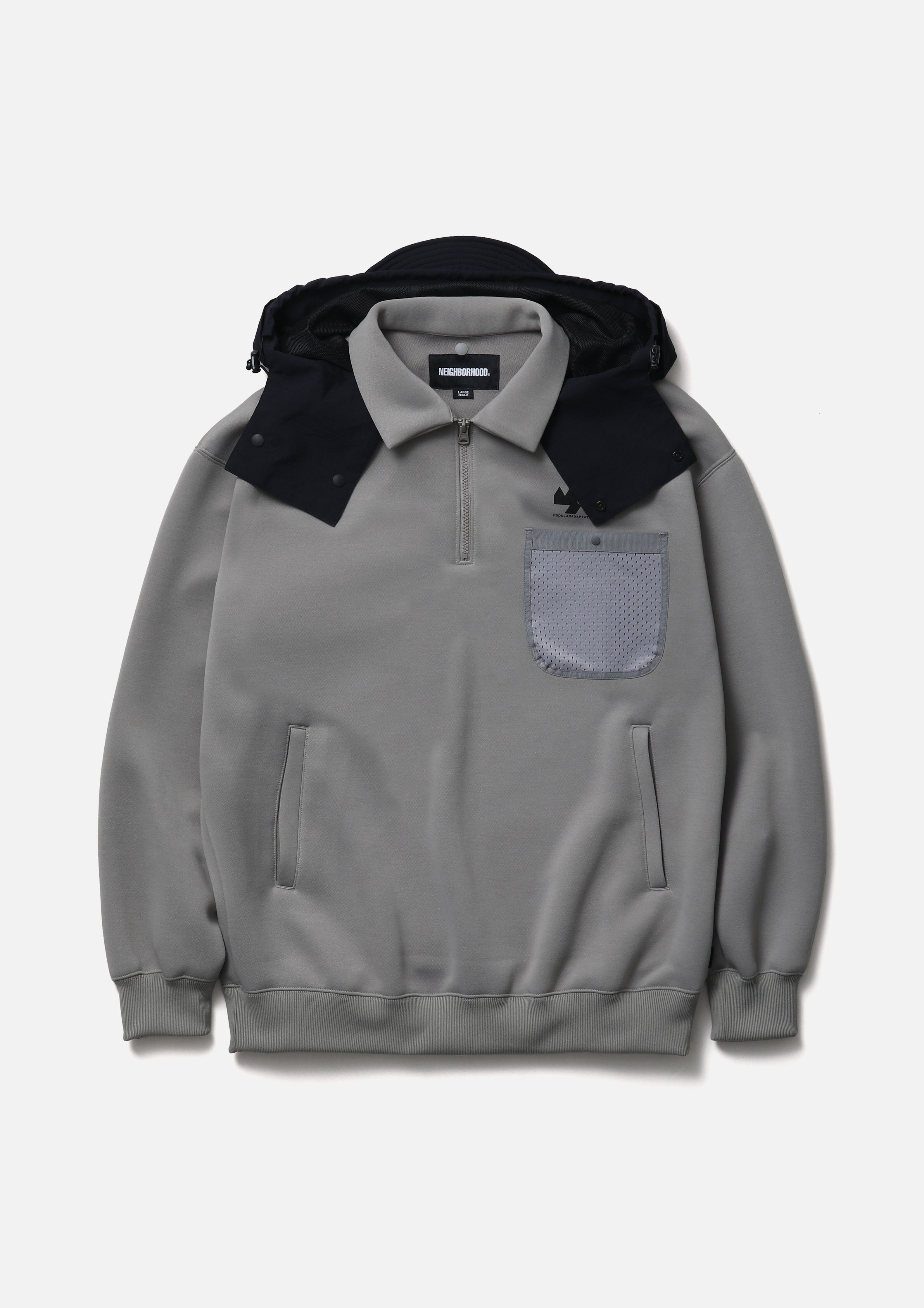 【NEIGHBORHOOD 】 0328發售MAP . DETACHABLE HOODIE LS