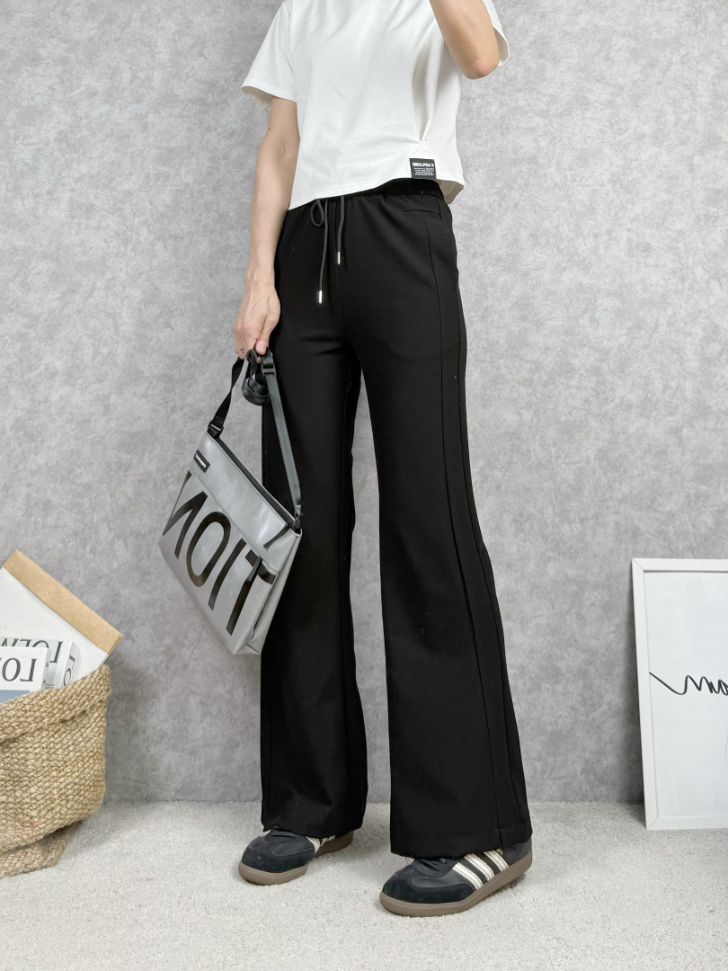 舒適型＋偷偷顯瘦＋腿直接變長的喇叭褲