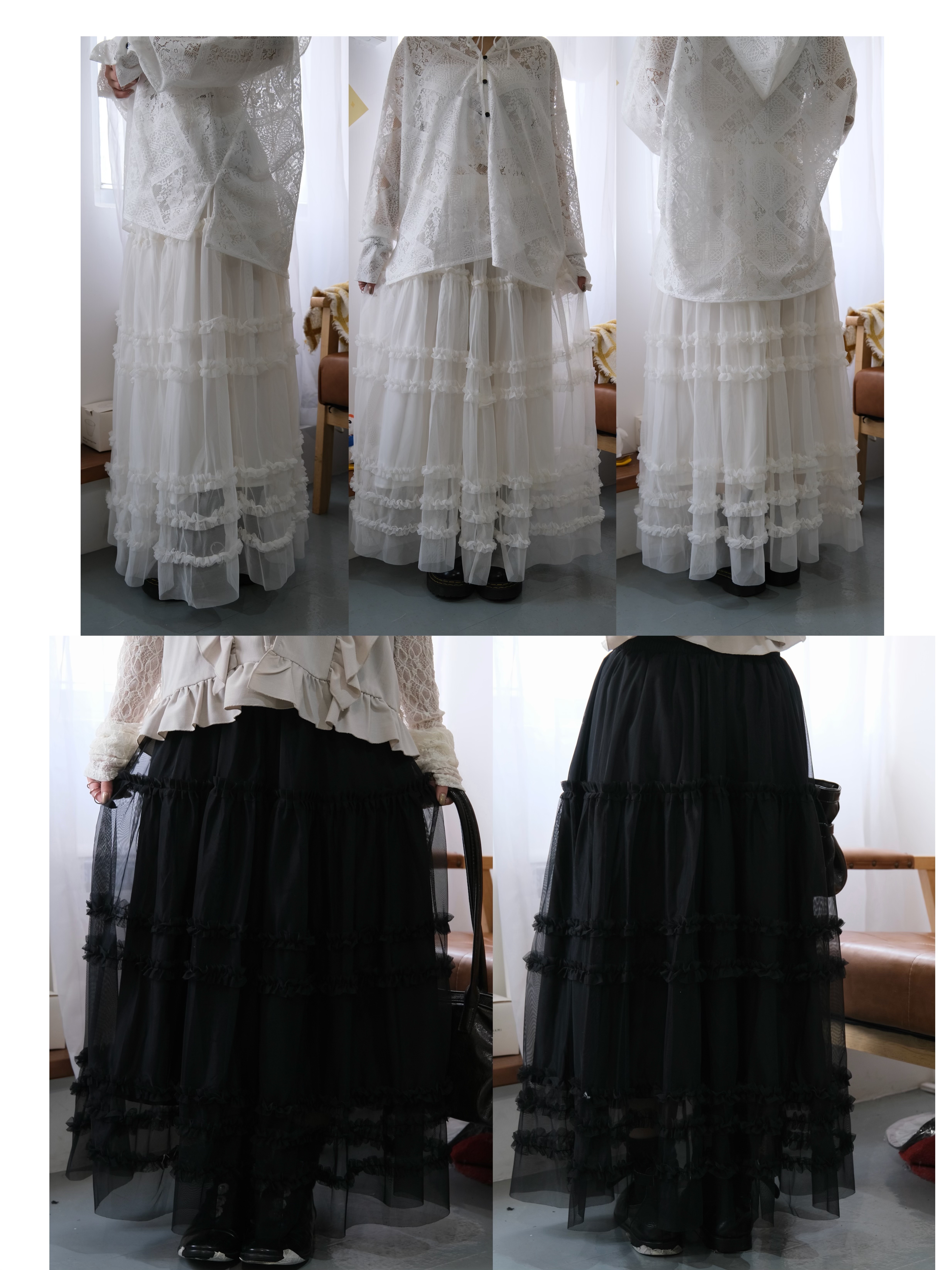 Ruffle 紗紗大傘Sk