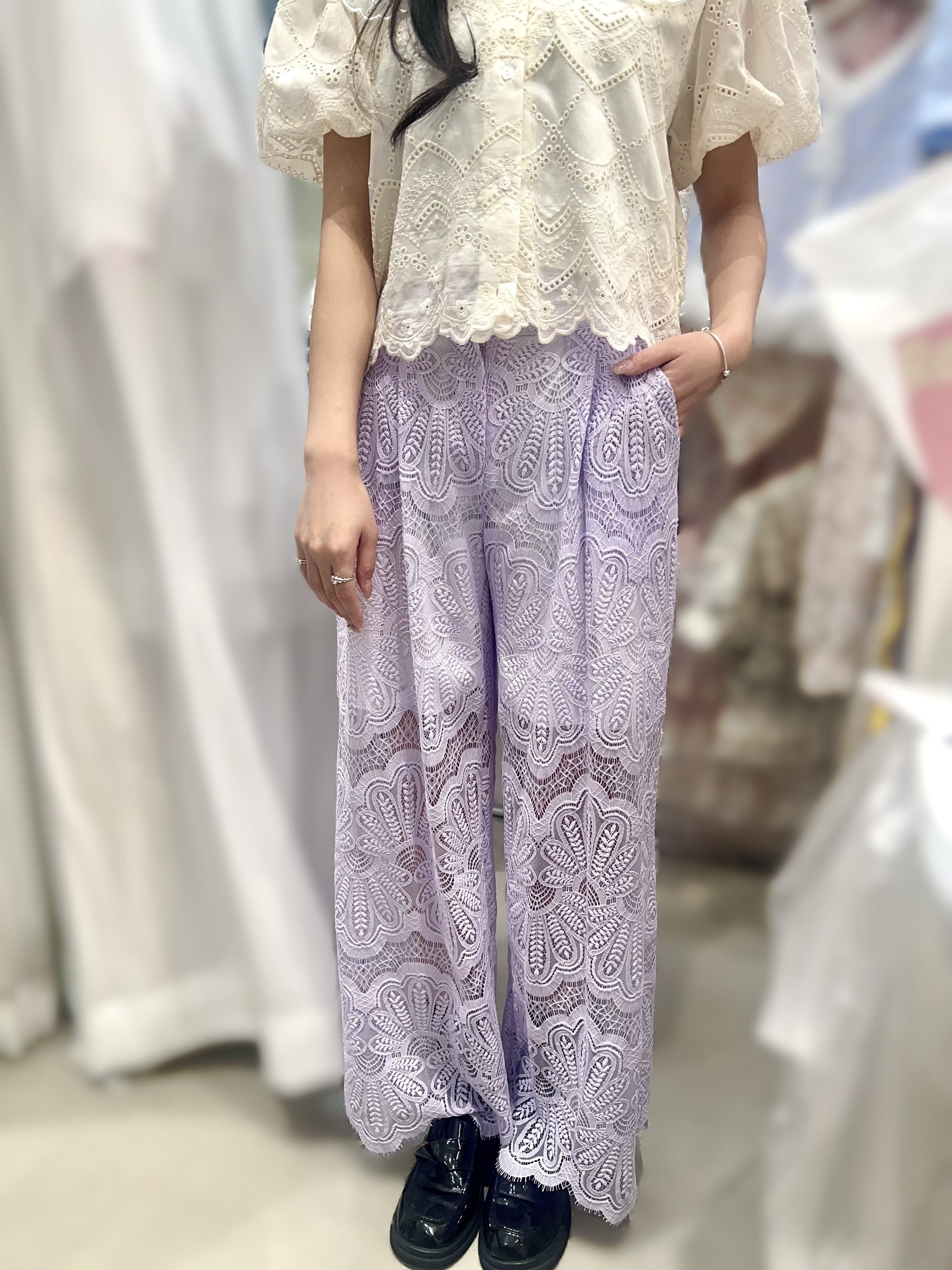 Y133   高質 lace褲 腰28-38    HIP54    長41  469[一口價]