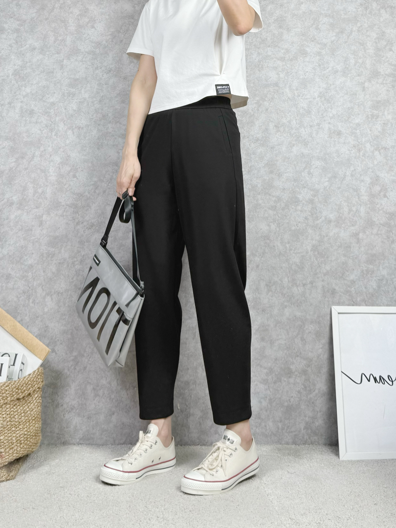 顯瘦九分錐形版休閒褲