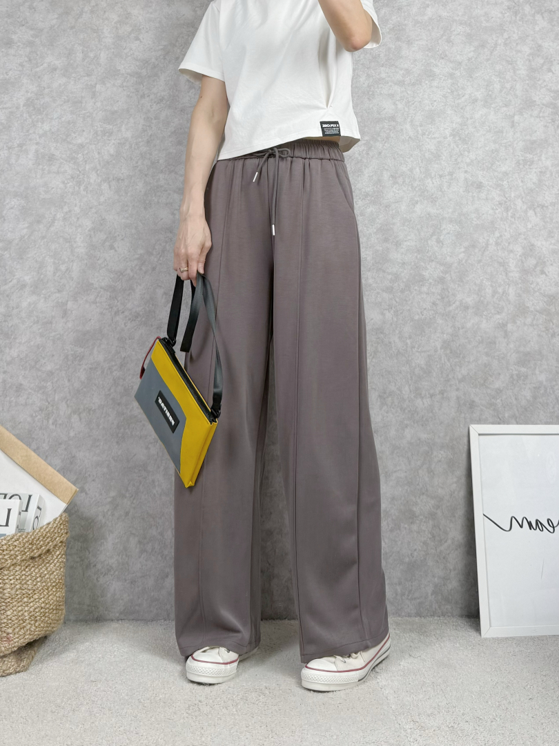 垂墜顯瘦版型｜高質感舒適棉寬褲