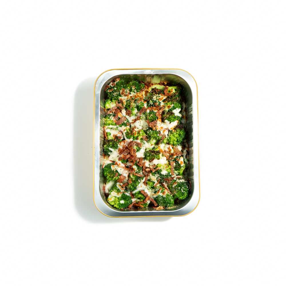 三色芝士·脆煙肉·焗西蘭花