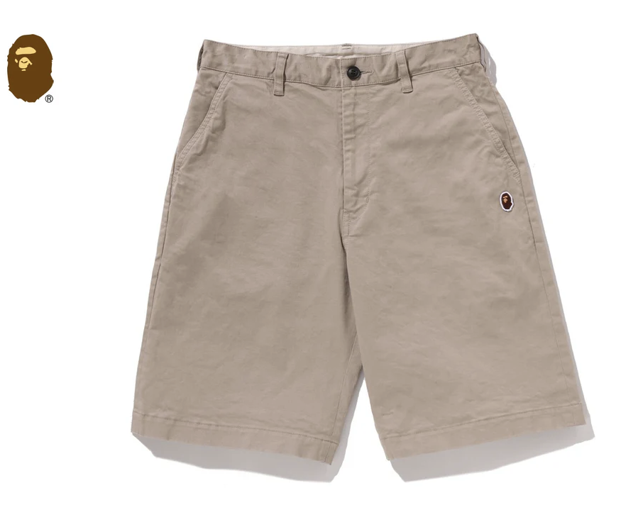 【BAPE男生】0328發售 ONE POINT CHINO SHORTS