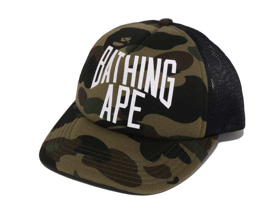 【BAPE配件】0328發售 1ST CAMO NYC LOGO MESH CAP