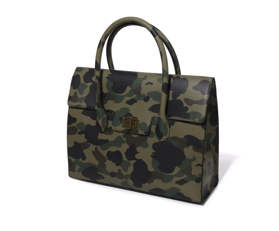 【BAPE配件】0328發售1ST CAMO TOTE BAG