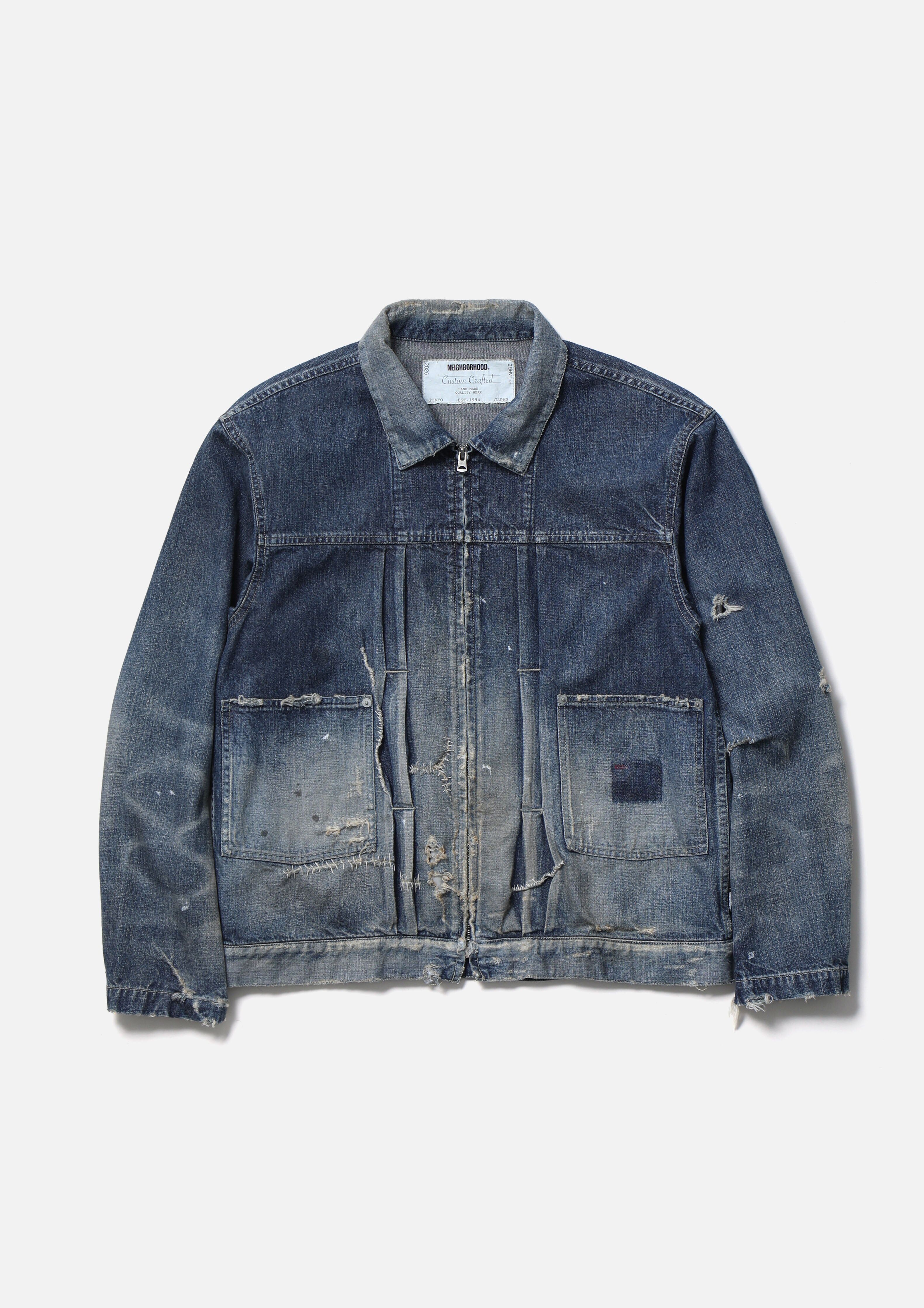 2026SS NEIGHBORHOOD SAVAGE LW DENIM ZIP JACKET 牛仔外套現貨