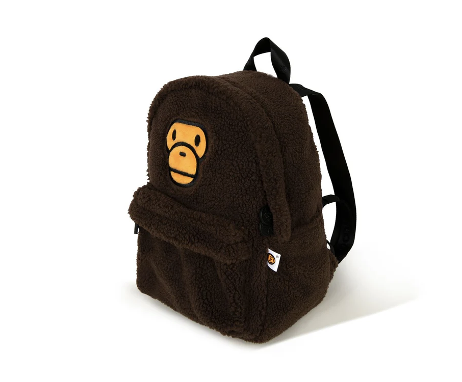 【BAPE配件】0328發售BABY MILO MINI FAUX FUR BACKPACK