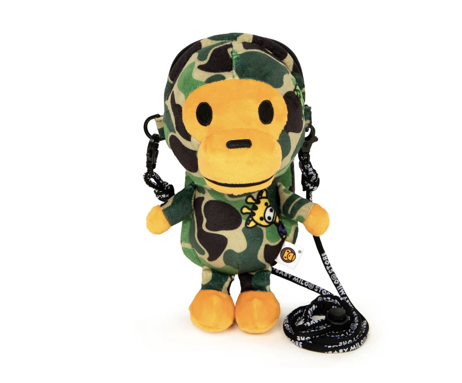 【BAPE配件】0328發售BABY MILO PLUSH MOBILE BAG