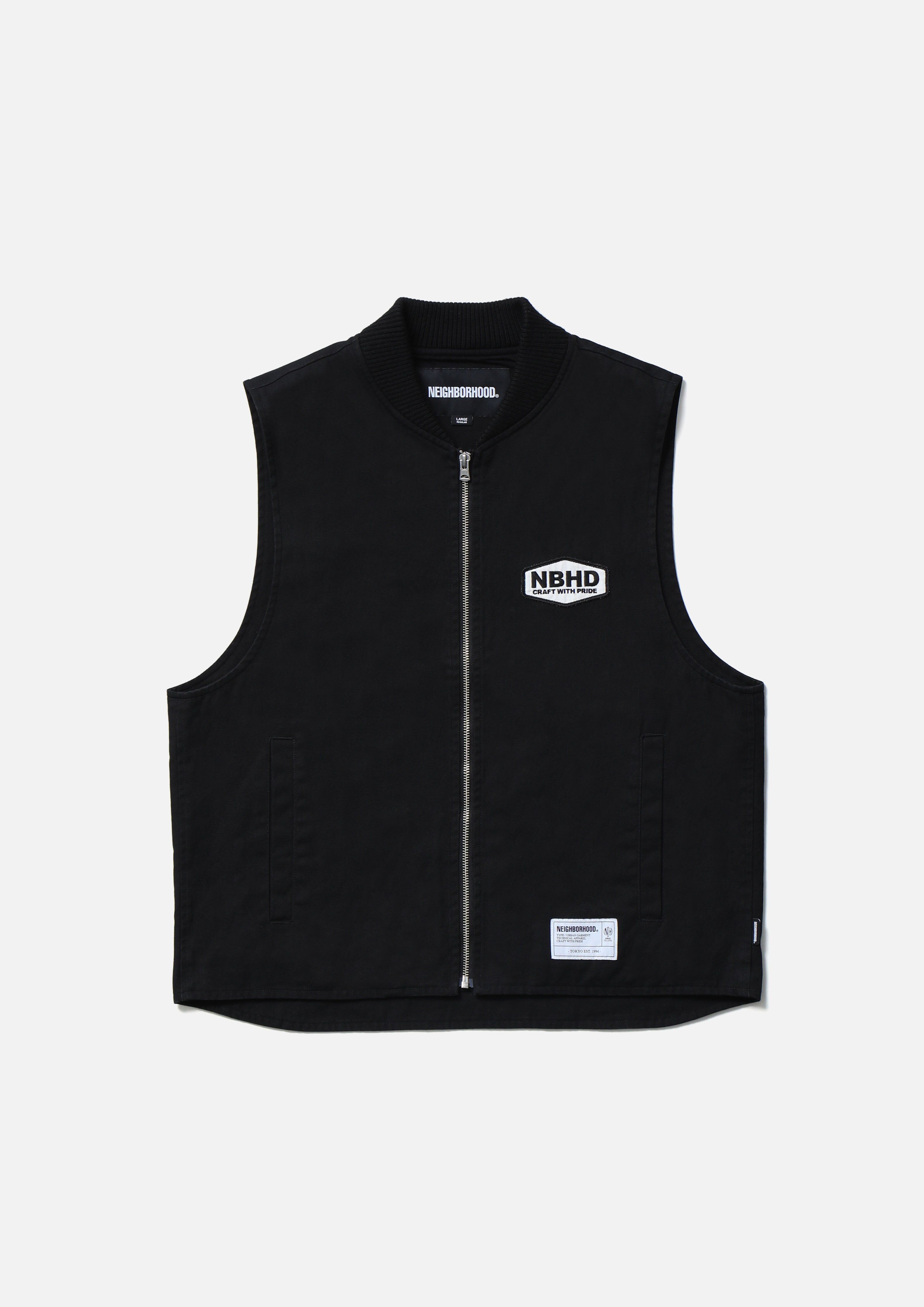 『代購商品』2026SS NEIGHBORHOOD NBHD ZIP WORK VEST 背心 261TSNH-JKM11