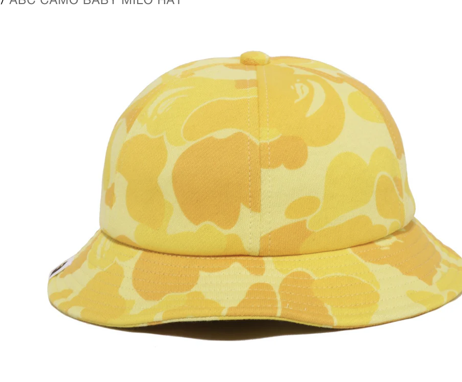 【BAPE兒童配件】0328發售ABC CAMO BABY MILO HAT