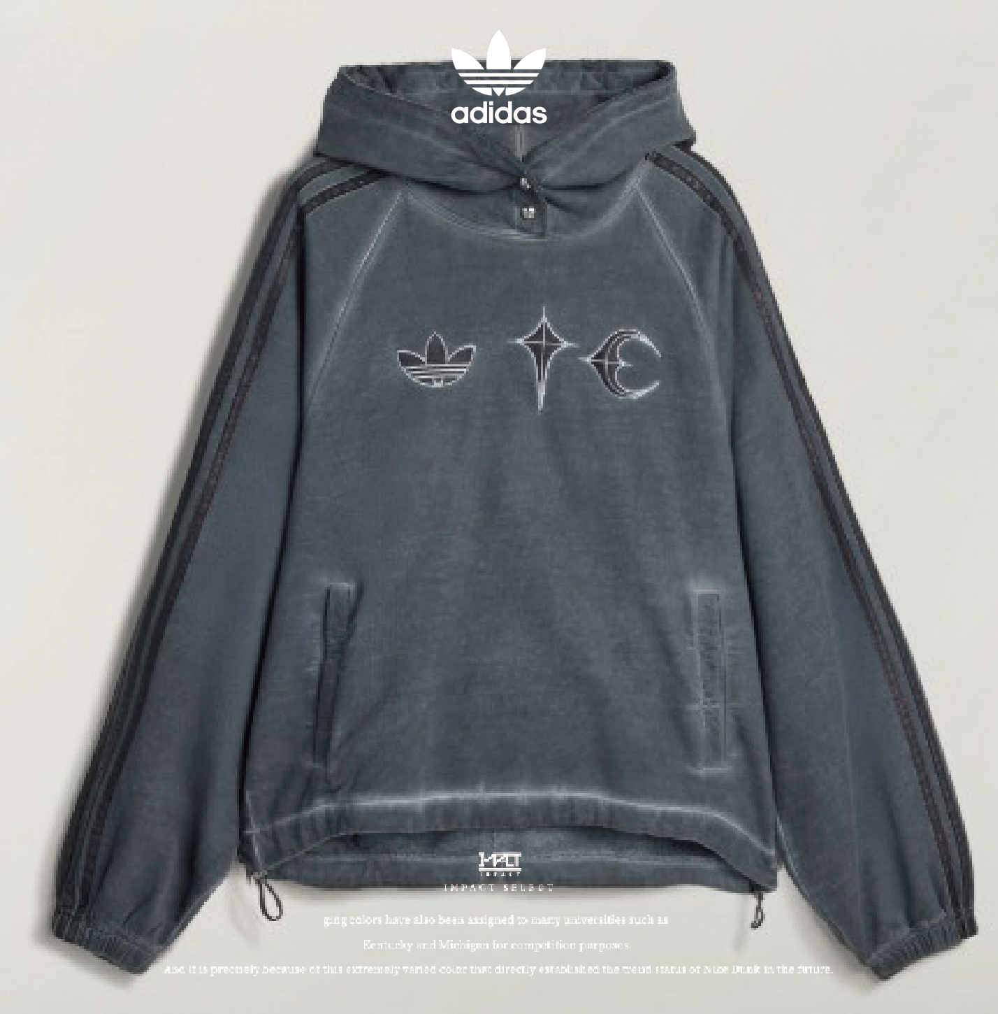 Adidas X THUG CLUB TC2.0 運動 水洗 連帽上衣 KF6587