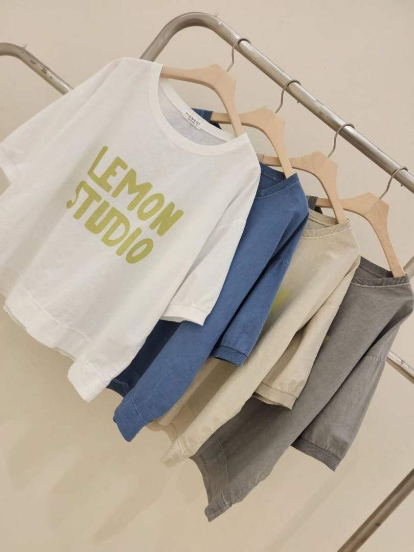 LEMON STUDIO設計感上衣・寬鬆顯瘦休閒穿搭