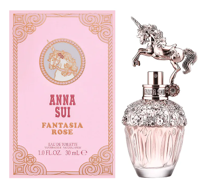 0330XJ49-香水-ANNA SUI安娜蘇 Fantasia Rose 玫瑰花舞獨角獸女性淡香水 30ml（A49）