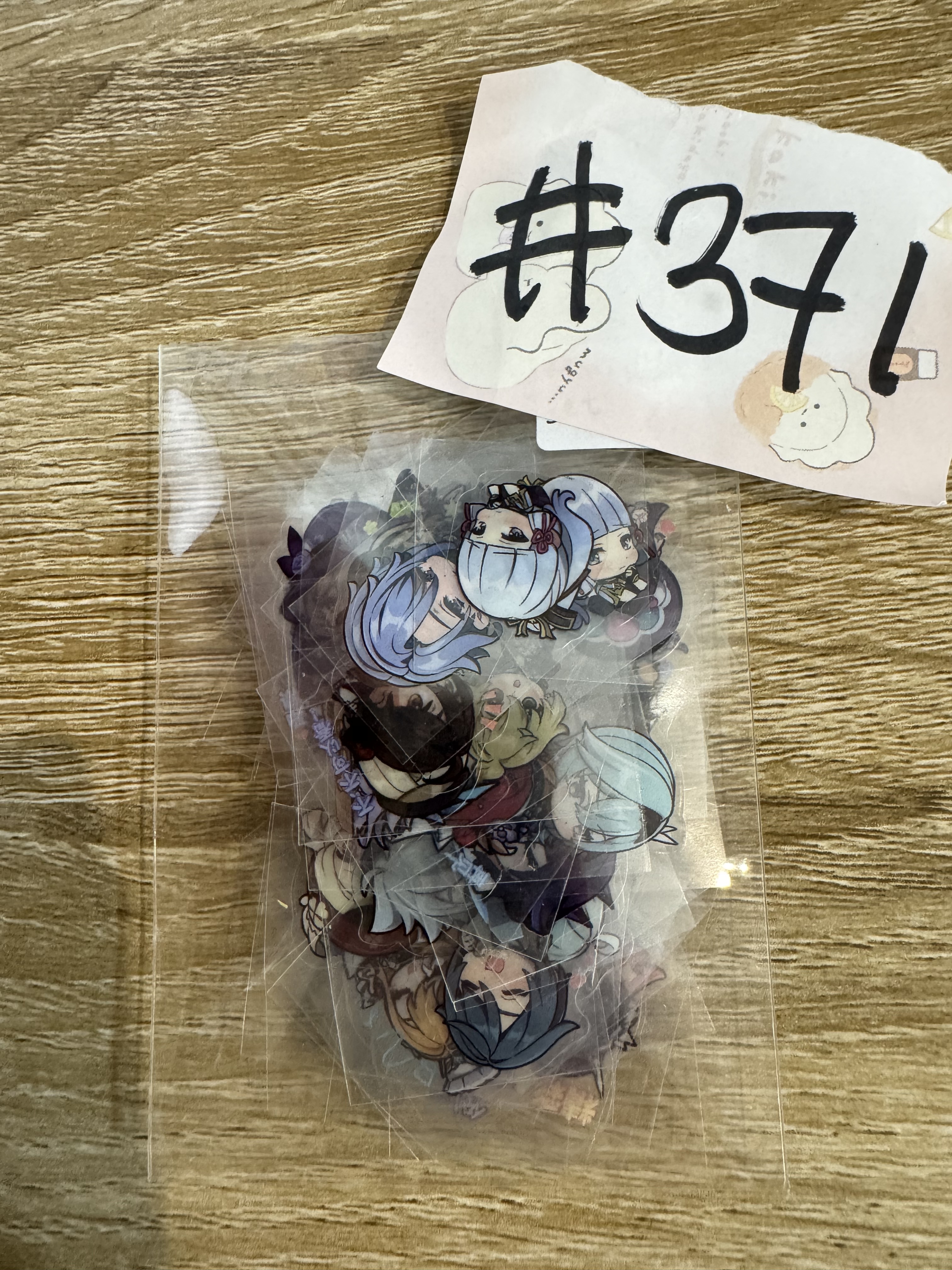 原神 多人 MINI 貼紙 SET 大量#371