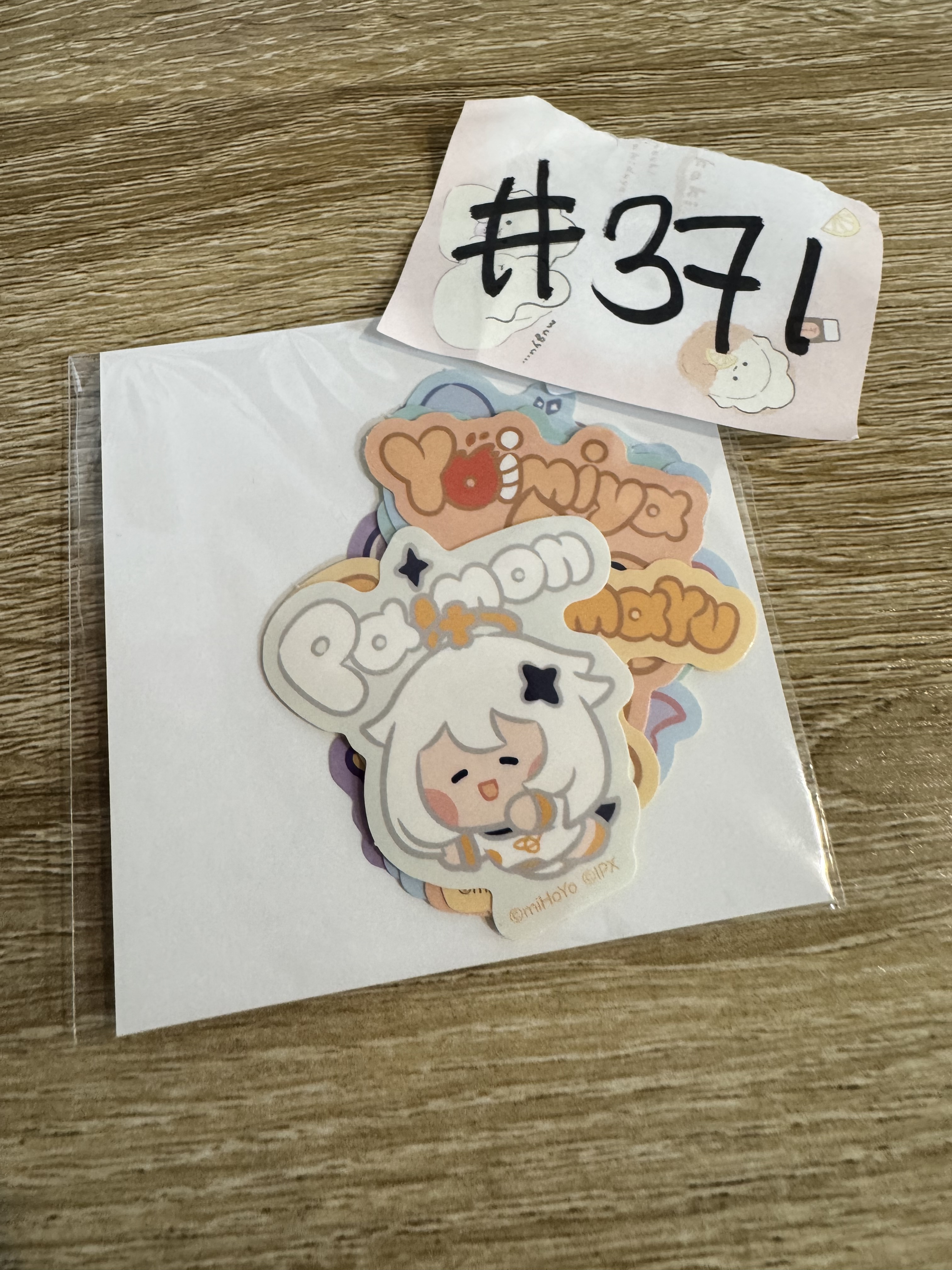 原神 多人 貼紙 SET#371