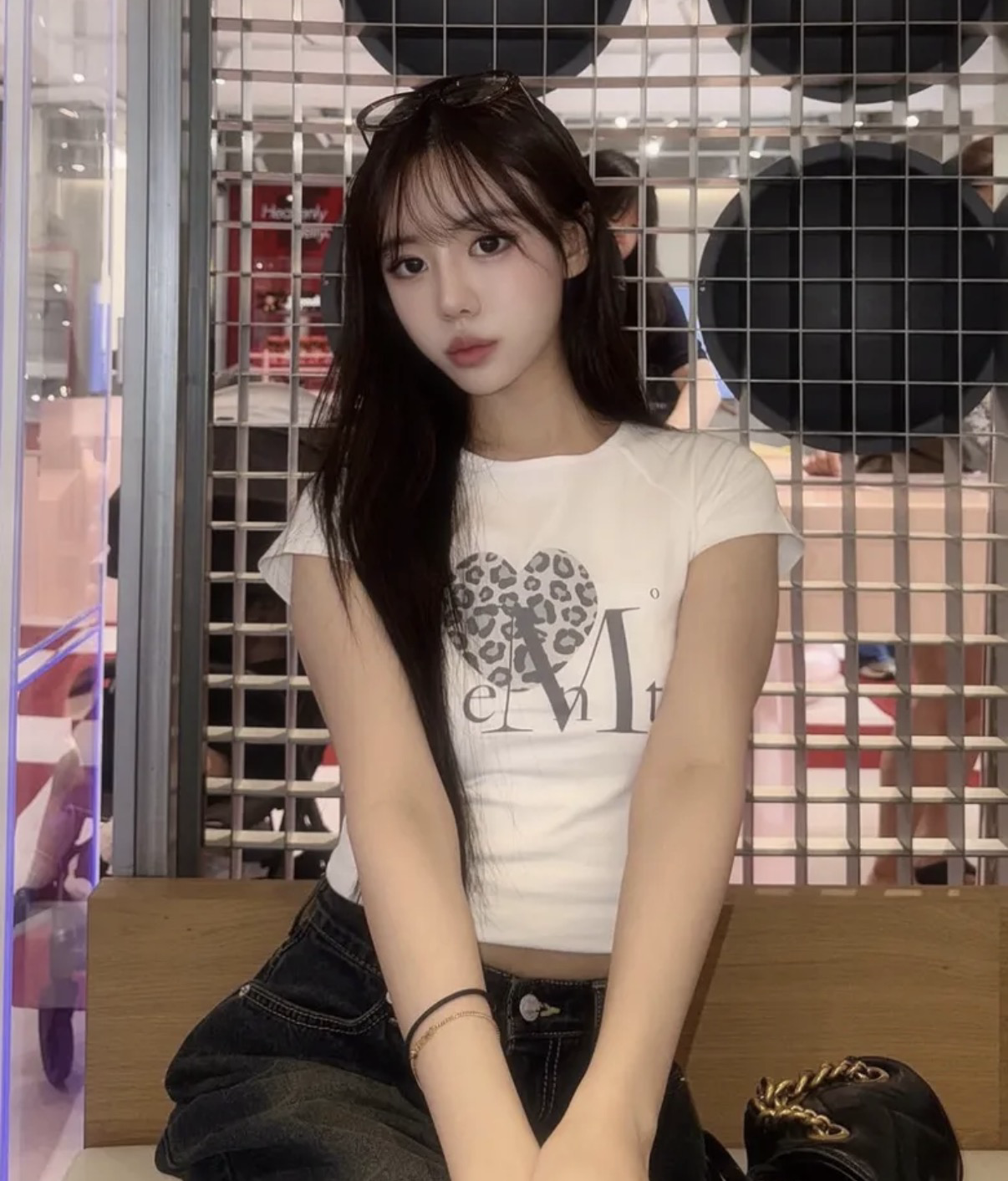 MUCENT - SIERRA LEOPARD HEART HALF T (3 COLORS)