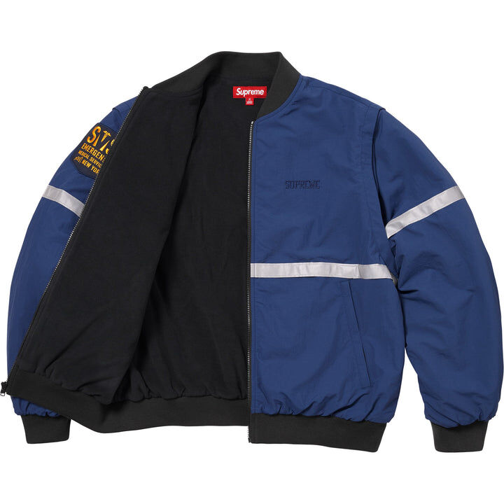 【Supreme】0328 WEEK 5 發售Zip-Off Sleeve Reflective Stripe Jacket