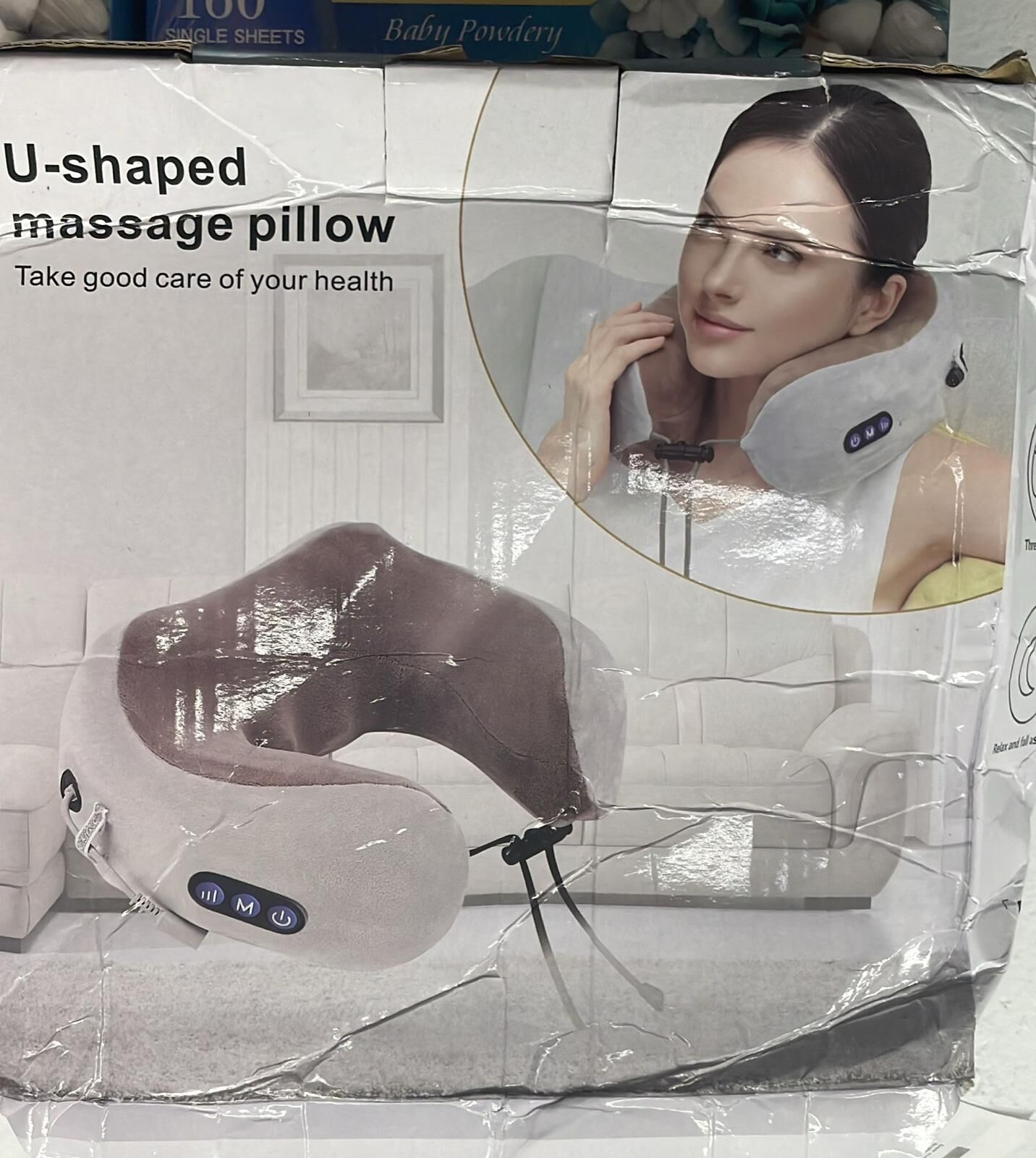 現貨 U 型按摩頸枕（#919中頂）