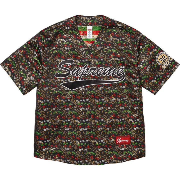 【Supreme】0328 WEEK 5 發售Floral Jacquard Baseball Jersey