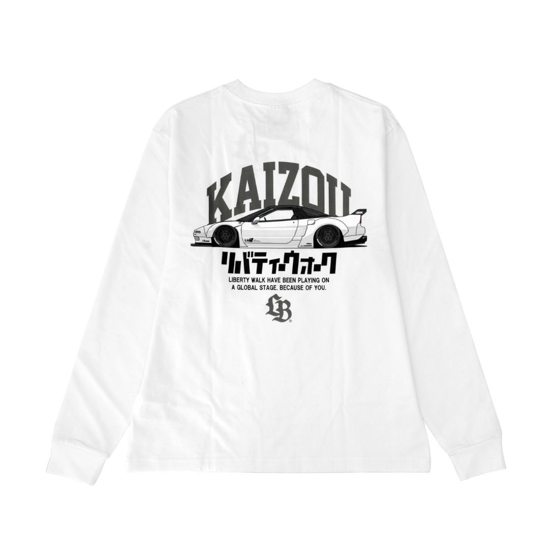 【LIBERTY WALK】0328發售新品 KAIZOU Arch Logo NSX Long Sleeve Tee