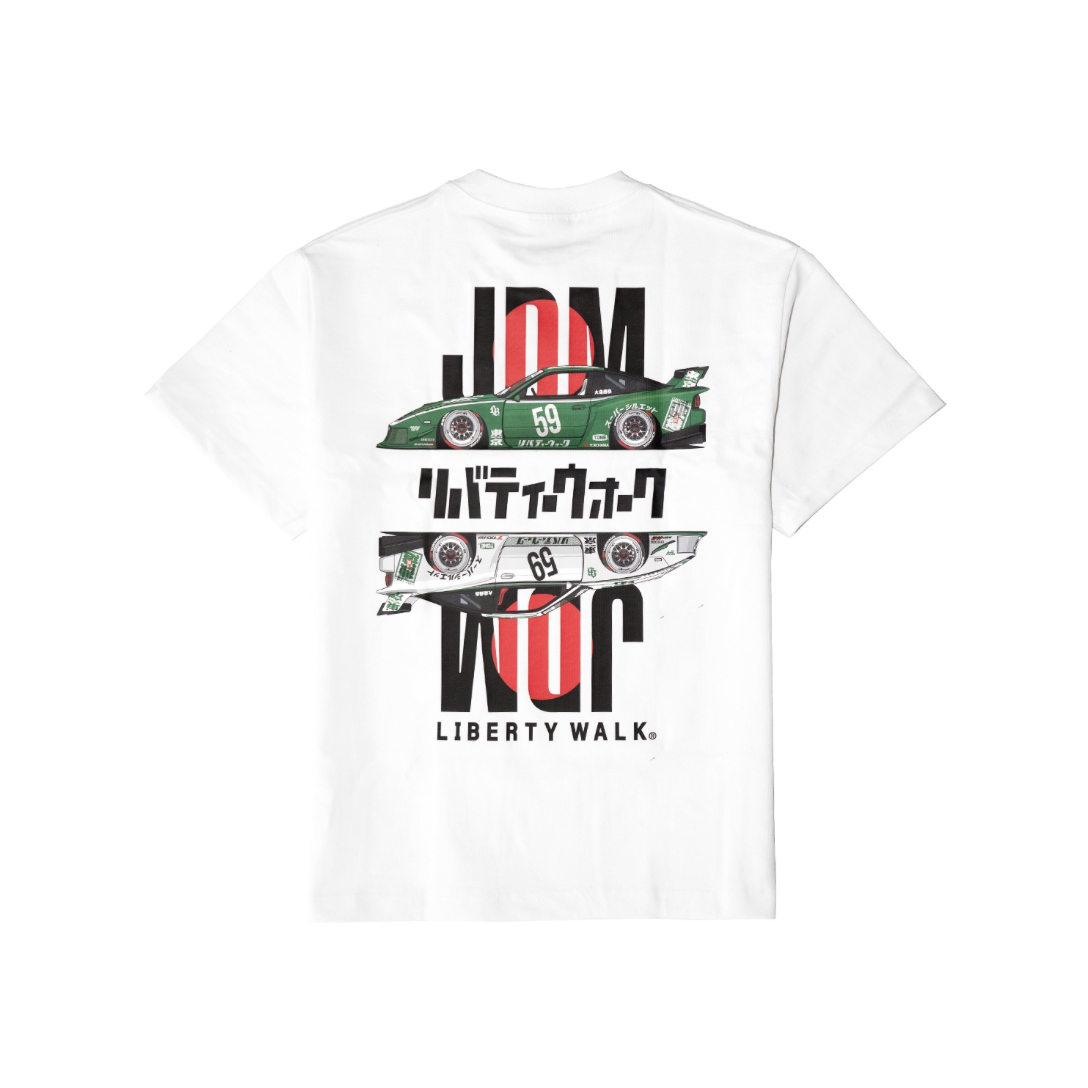 【LIBERTY WALK】0328發售新品 JDM Inversion Logo 180 Tee