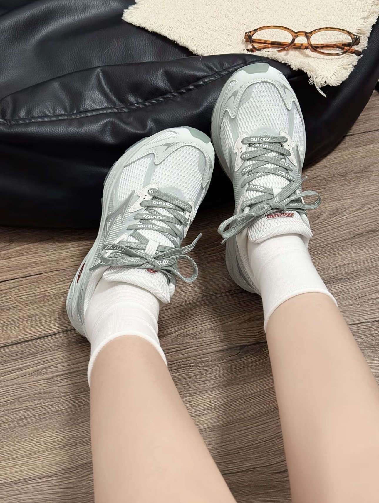 預訂| Mizuno Racer V2 淺花藍 D1GH250612