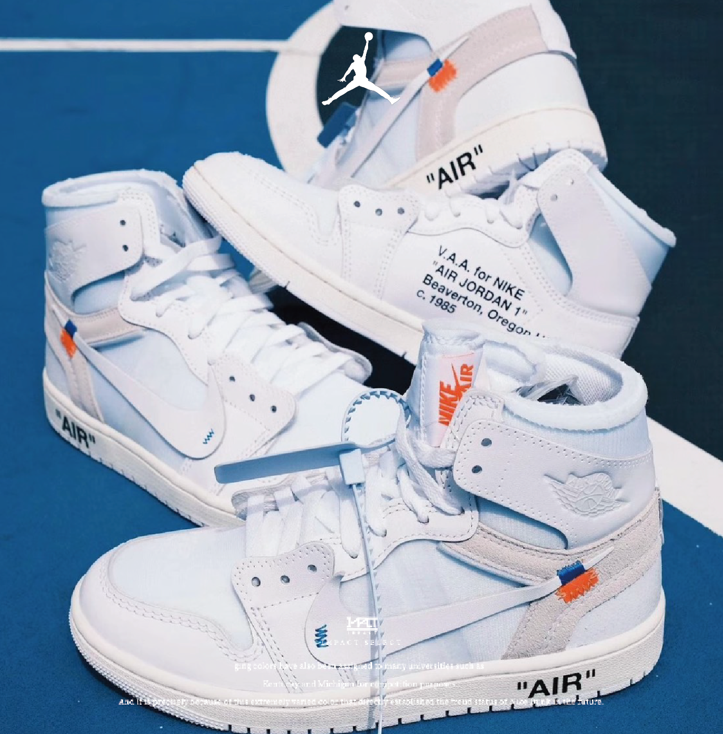 V.V.A. X AJ1 Alaska Off-White復刻 解構 純白款 阿拉斯加 AA3834-100