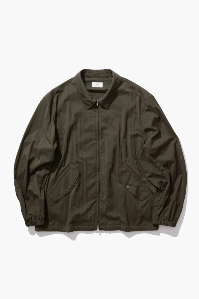 ATON MAT AIRLY NYLON FLIGHT JACKET (2COL)