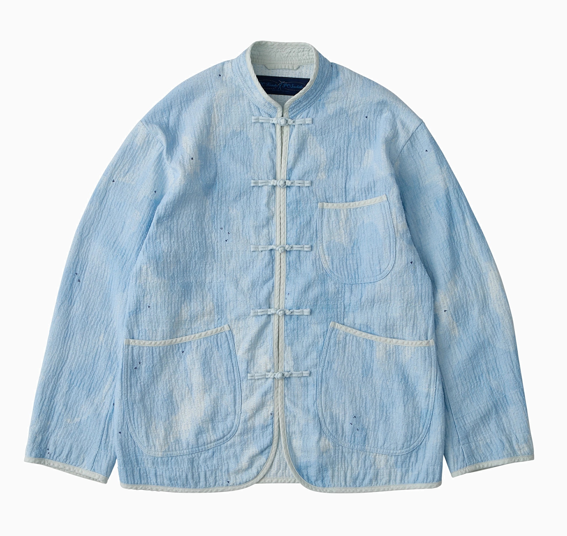 PORTER CLASSIC 2026 PAINTED SASHIKO WATERCOLOR CHINESE JACKET - PRE ORDER ITEM (預訂中)