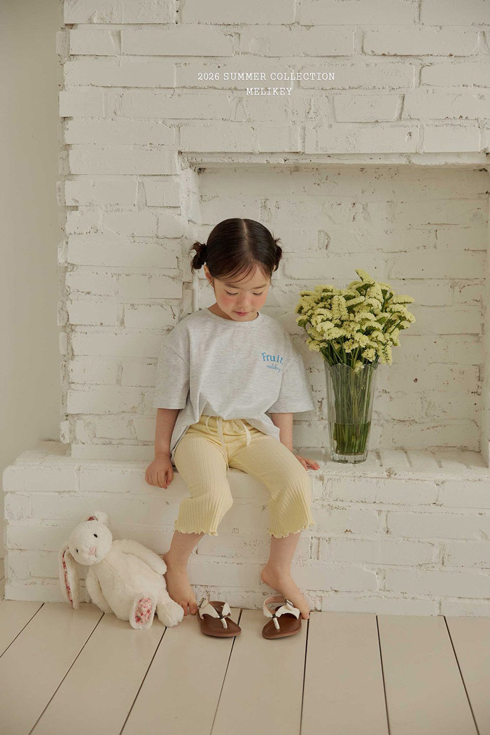 正韓夏MELIKEY 兩色熱帶水果上衣