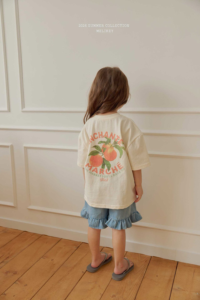 正韓夏MELIKEY 兩色熱帶水果上衣