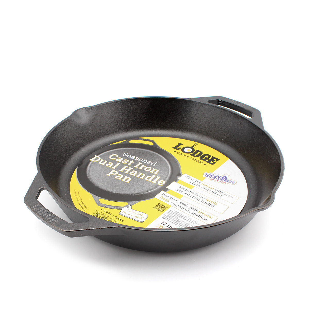 美國LODGE D12in 鑄鐵雙耳煎鍋  -F-L10SKL