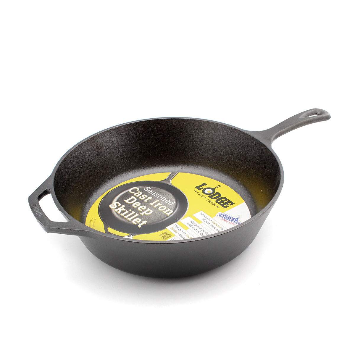 美國 LODGE D12in/5qt 鑄鐵單柄深煎鍋 -F-L10DSK3