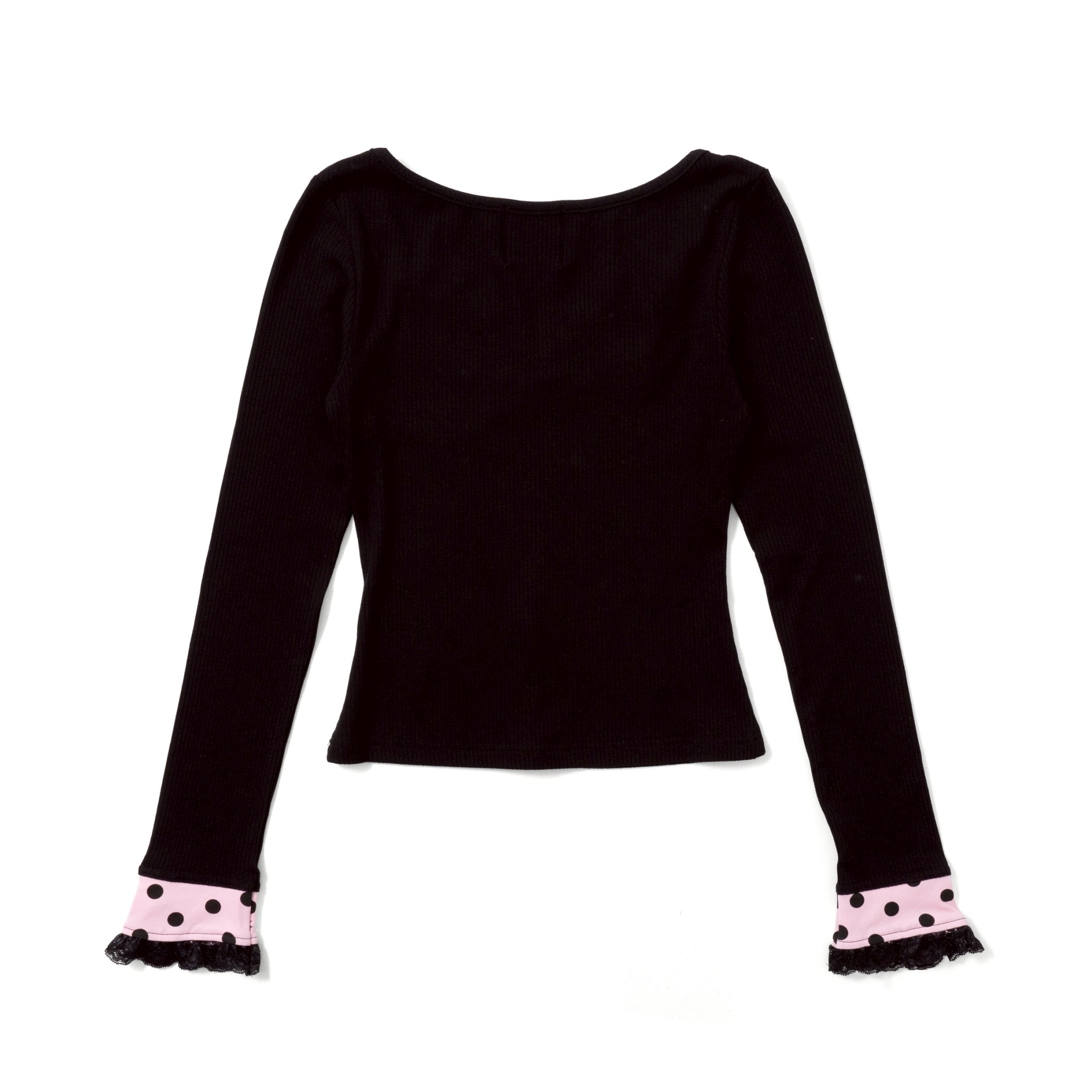 Dot Layered Tulle Top