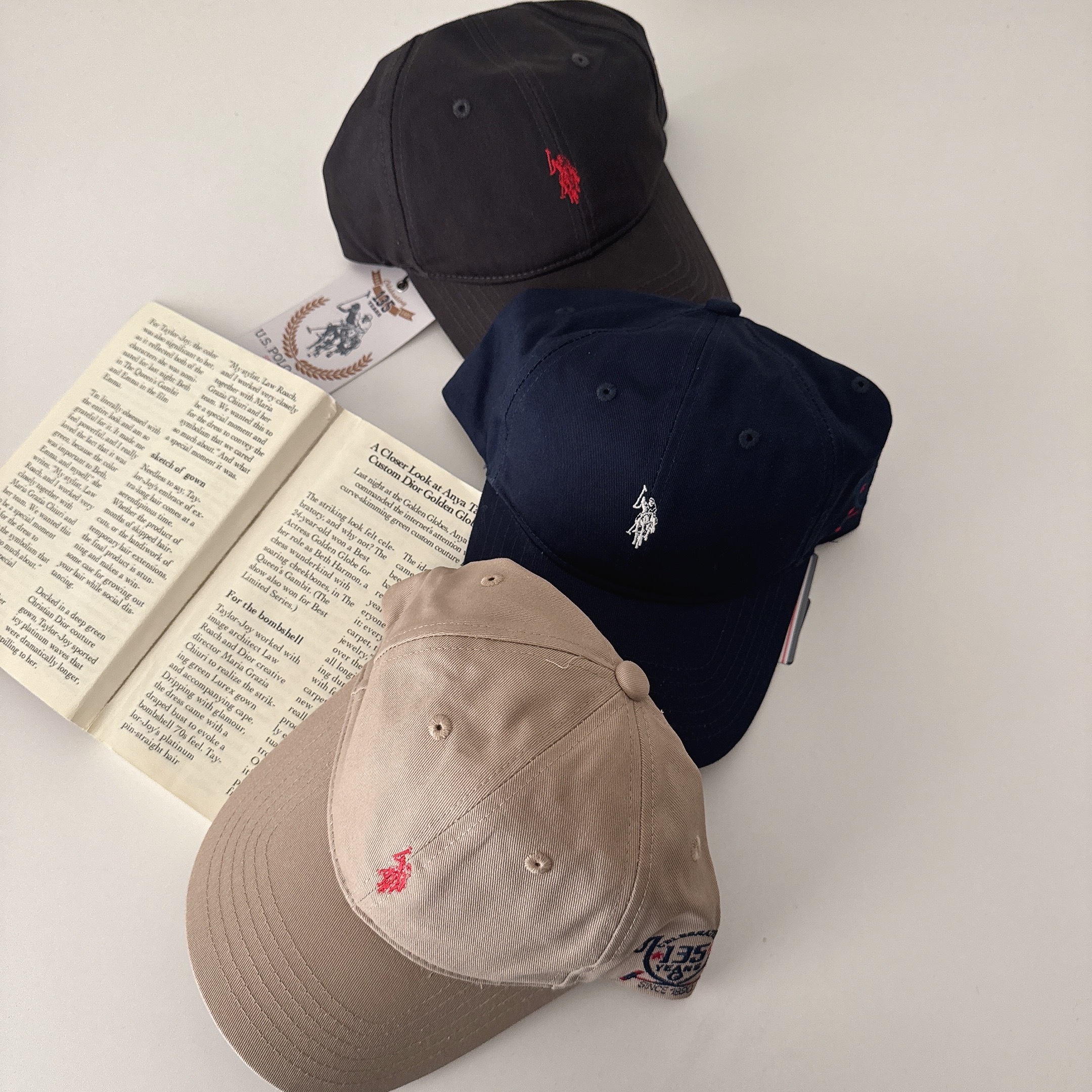 （現貨）U.S. POLO 刺繡logo 老帽 135週年紀念款 MWP25-LDCA