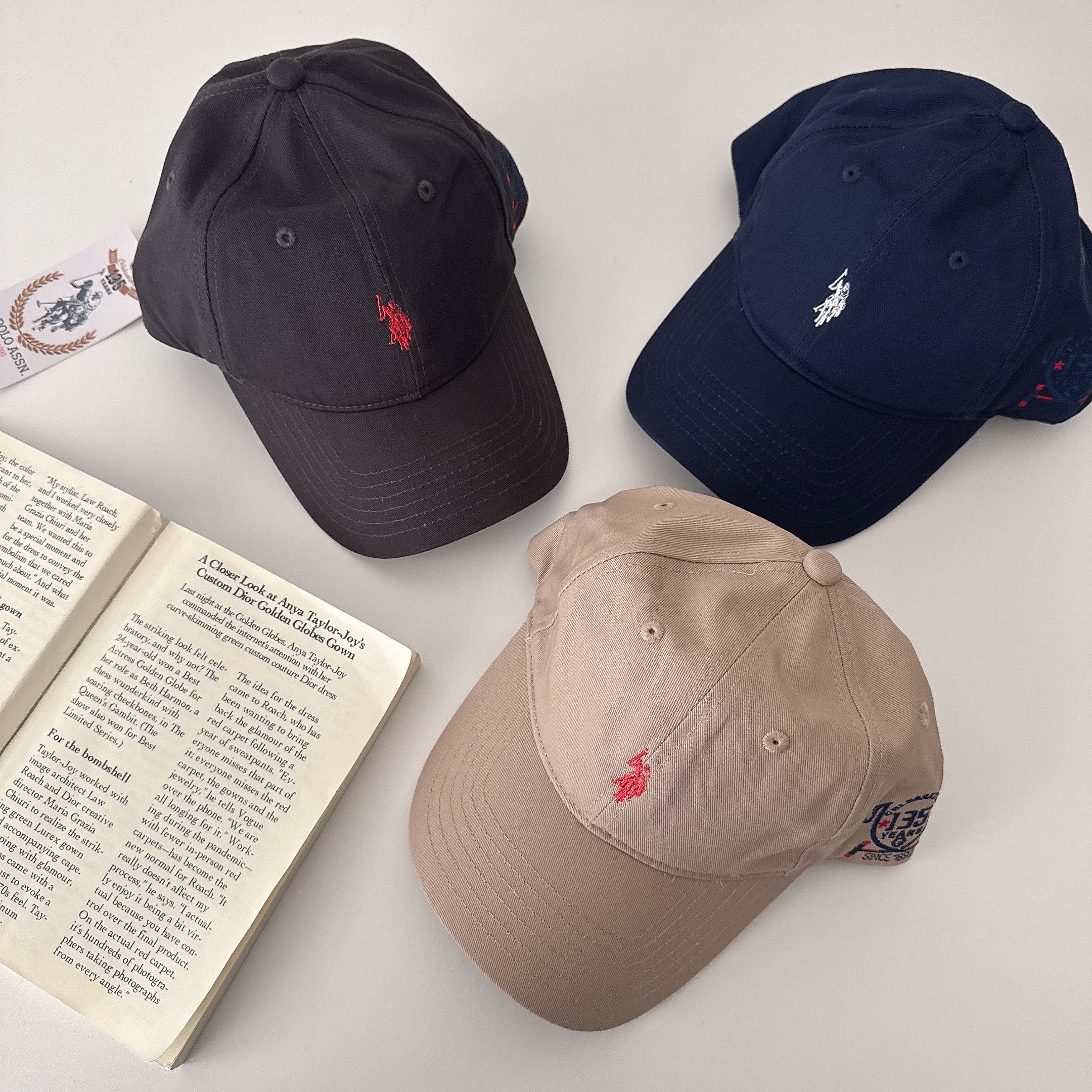 （現貨）U.S. POLO 刺繡logo 老帽 135週年紀念款 MWP25-LDCA