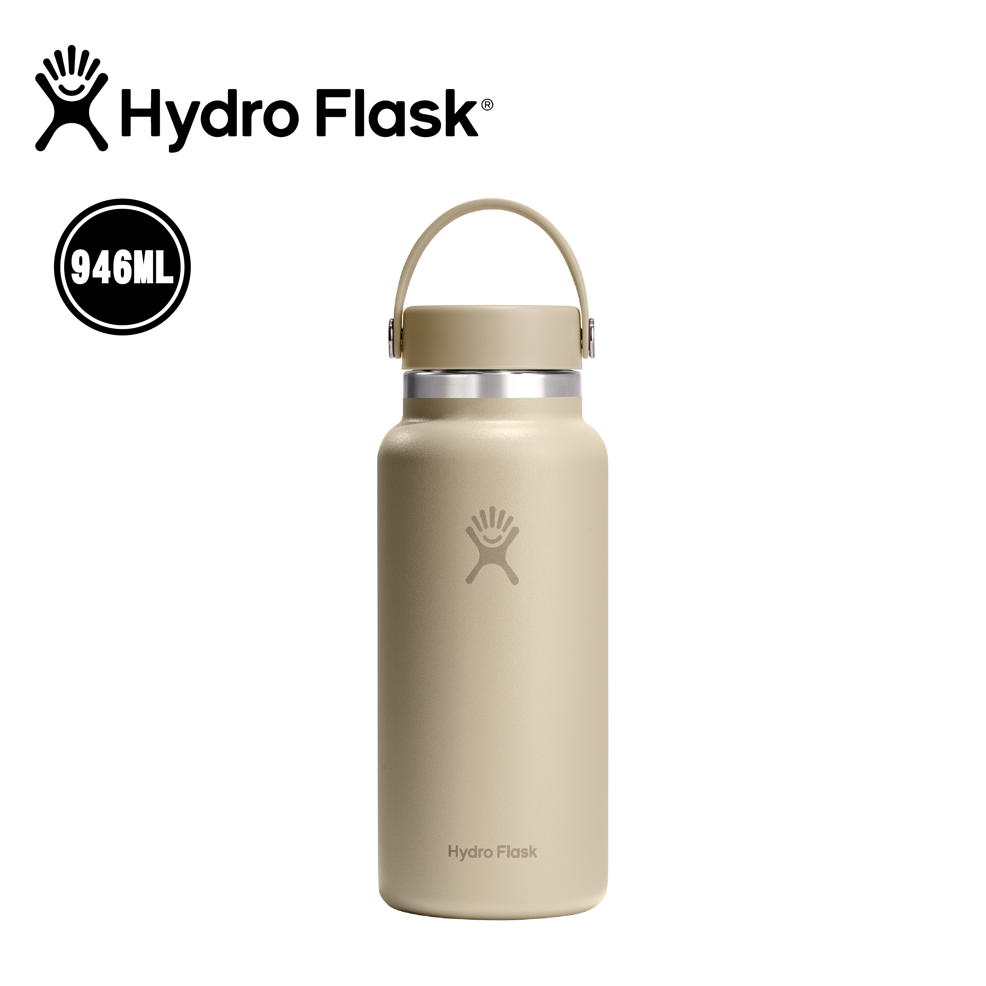 Hydro flask 美國 寬口真空保溫鋼瓶 32oz/946ml (燕麥色) 52HFW32CTS114