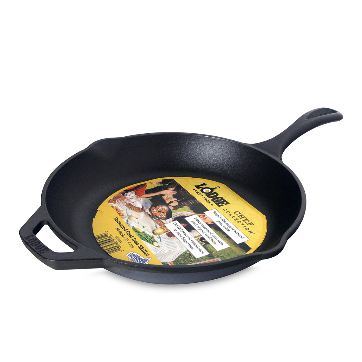 美國 LODGE Chef Collection D10in 鑄鐵單柄煎鍋 -F-LC10SK