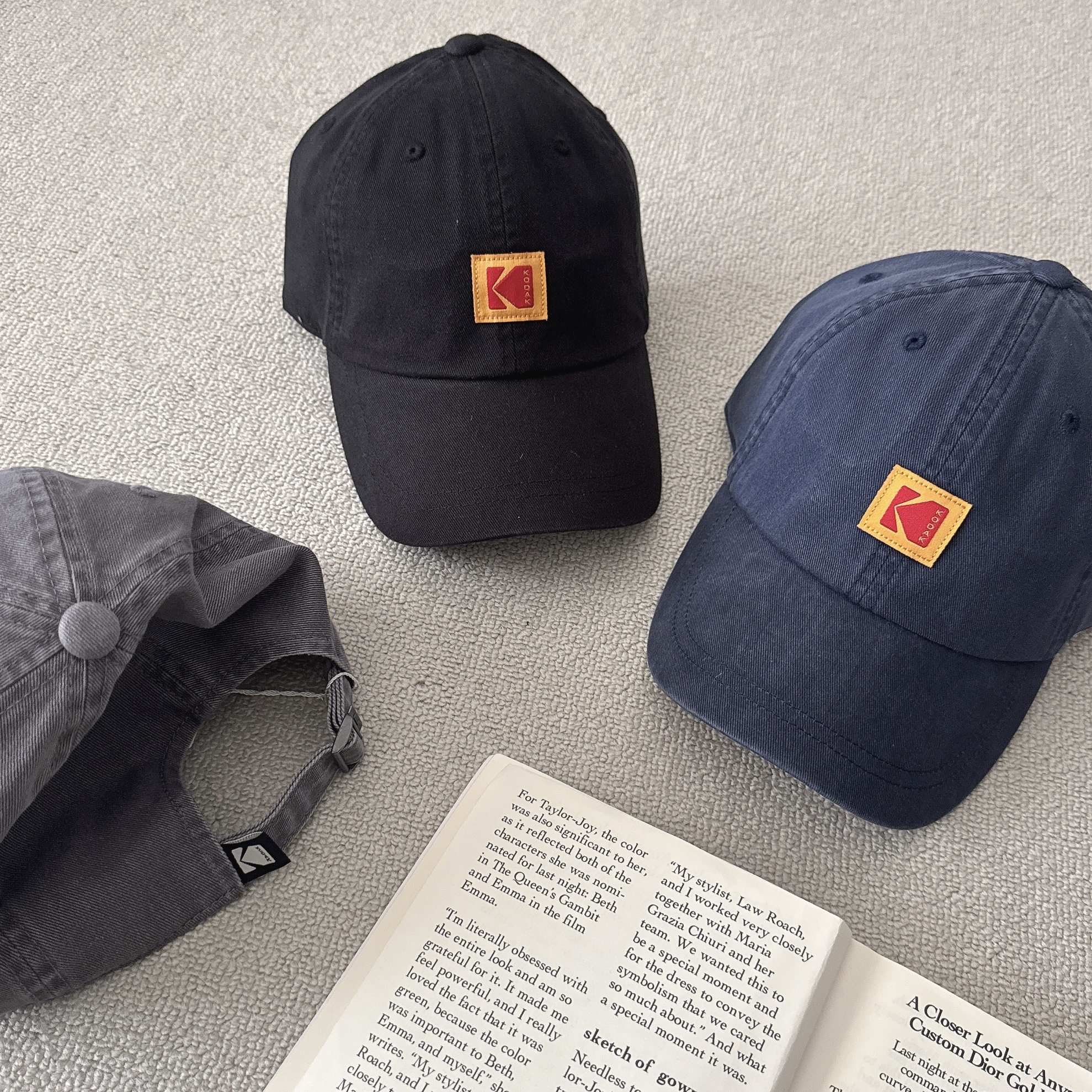 （現貨）韓牌 KODAK 柯達 黃標 方形logo款 老帽 K6143LCP72