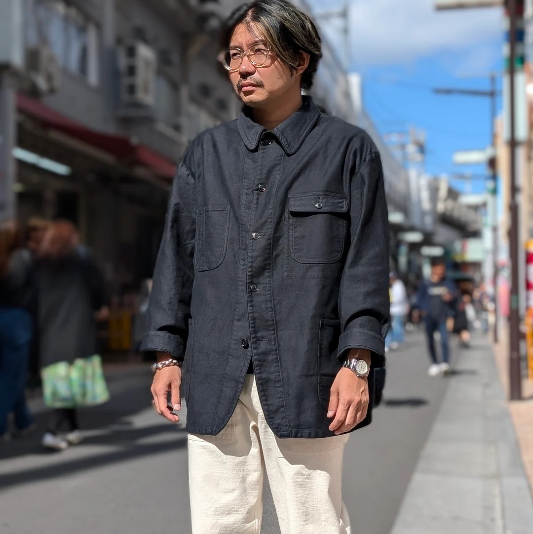 PORTER CLASSIC MOLESKIN COVERALL JACKET - PRE ORDER ITEM (預訂中)