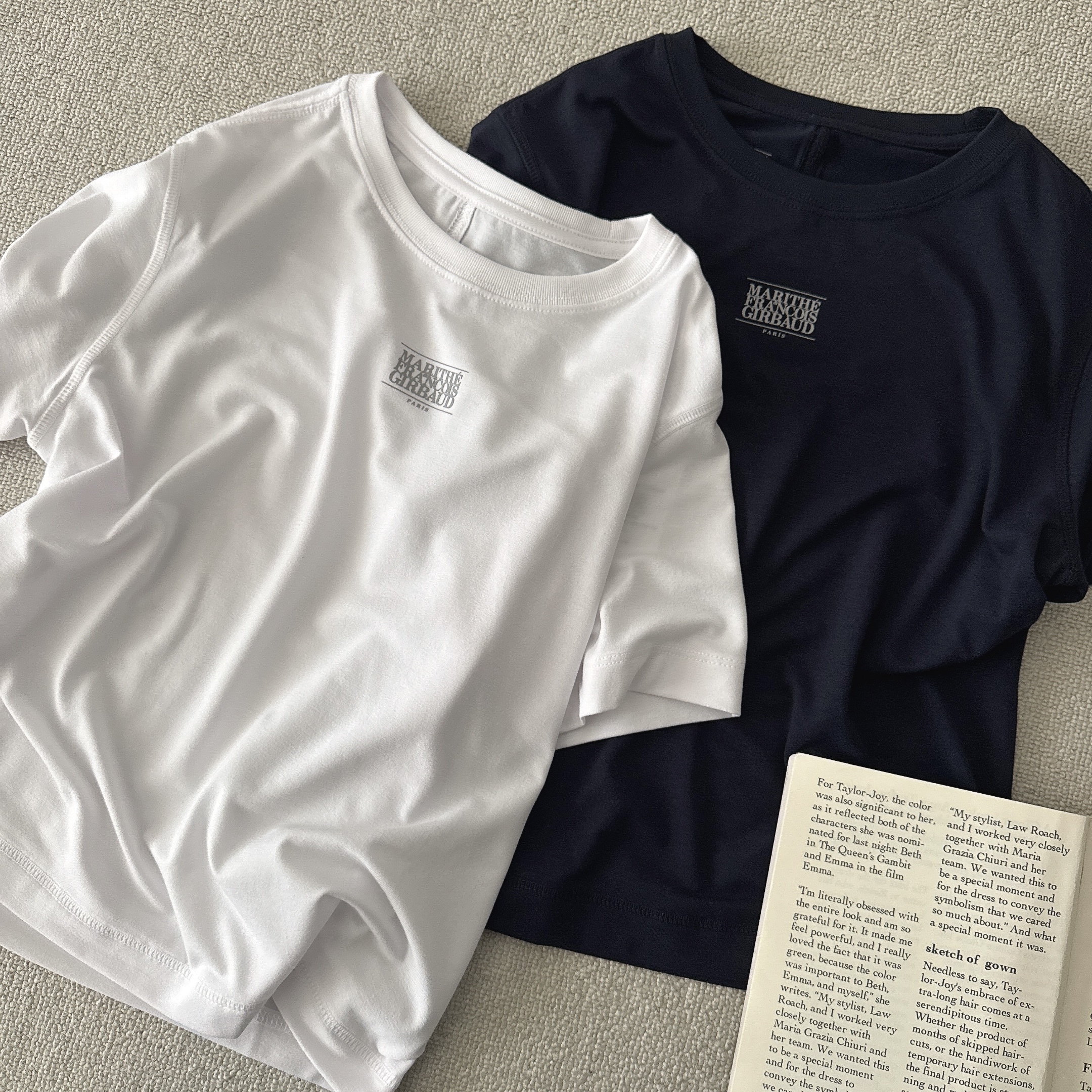 （現貨）韓牌 MARITHE MFG  SPORT 經典小logo 短版 短T MFG46UTS318