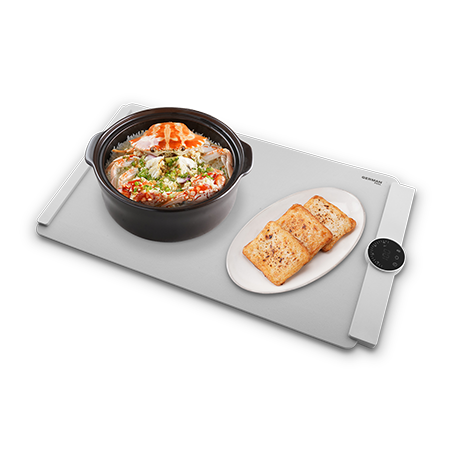 德國寶摺疊暖菜墊全區域發熱同時保溫6碟餸