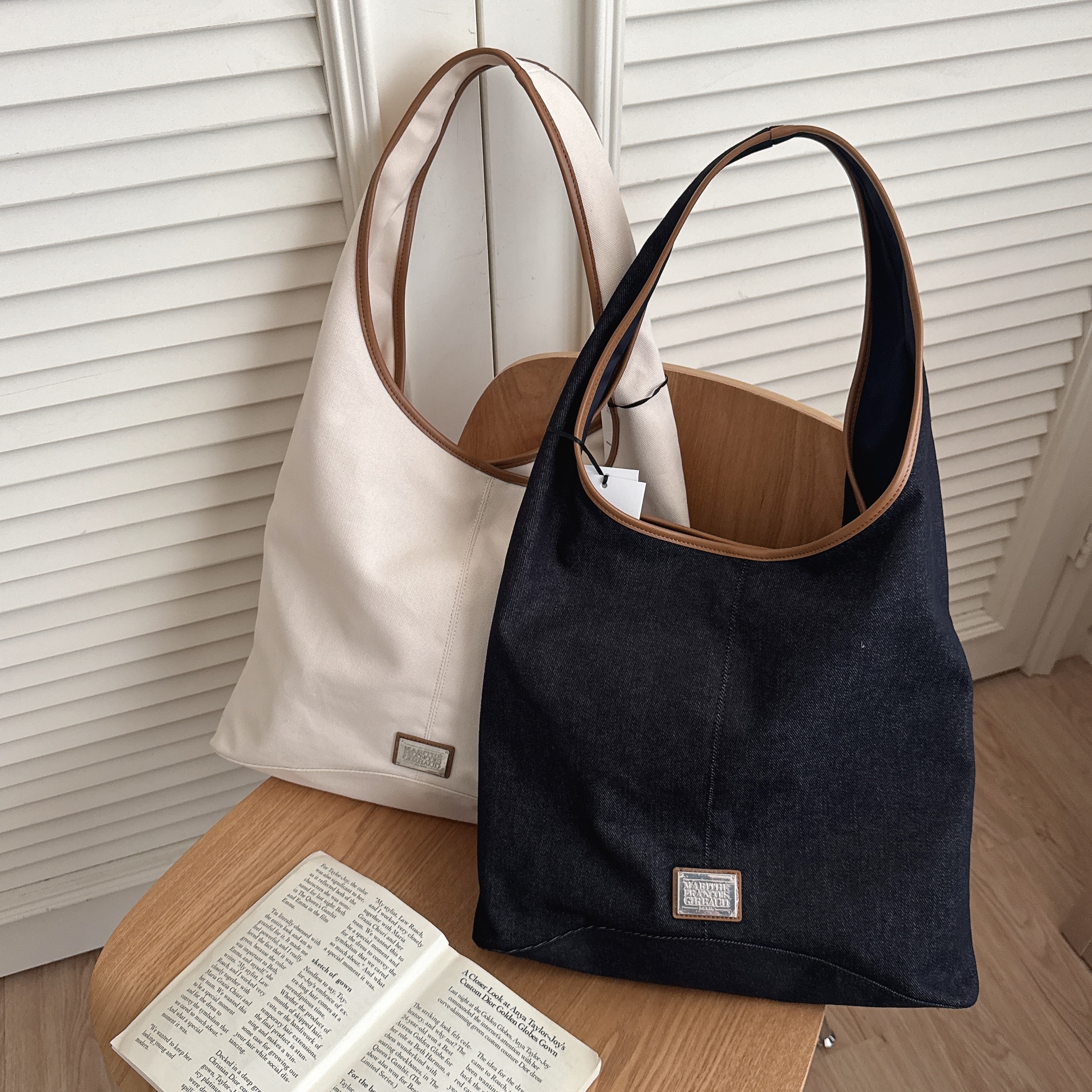 （現貨）韓牌 MARITHE MFG  金屬小標 大容量 環保袋 MFG46UBG116