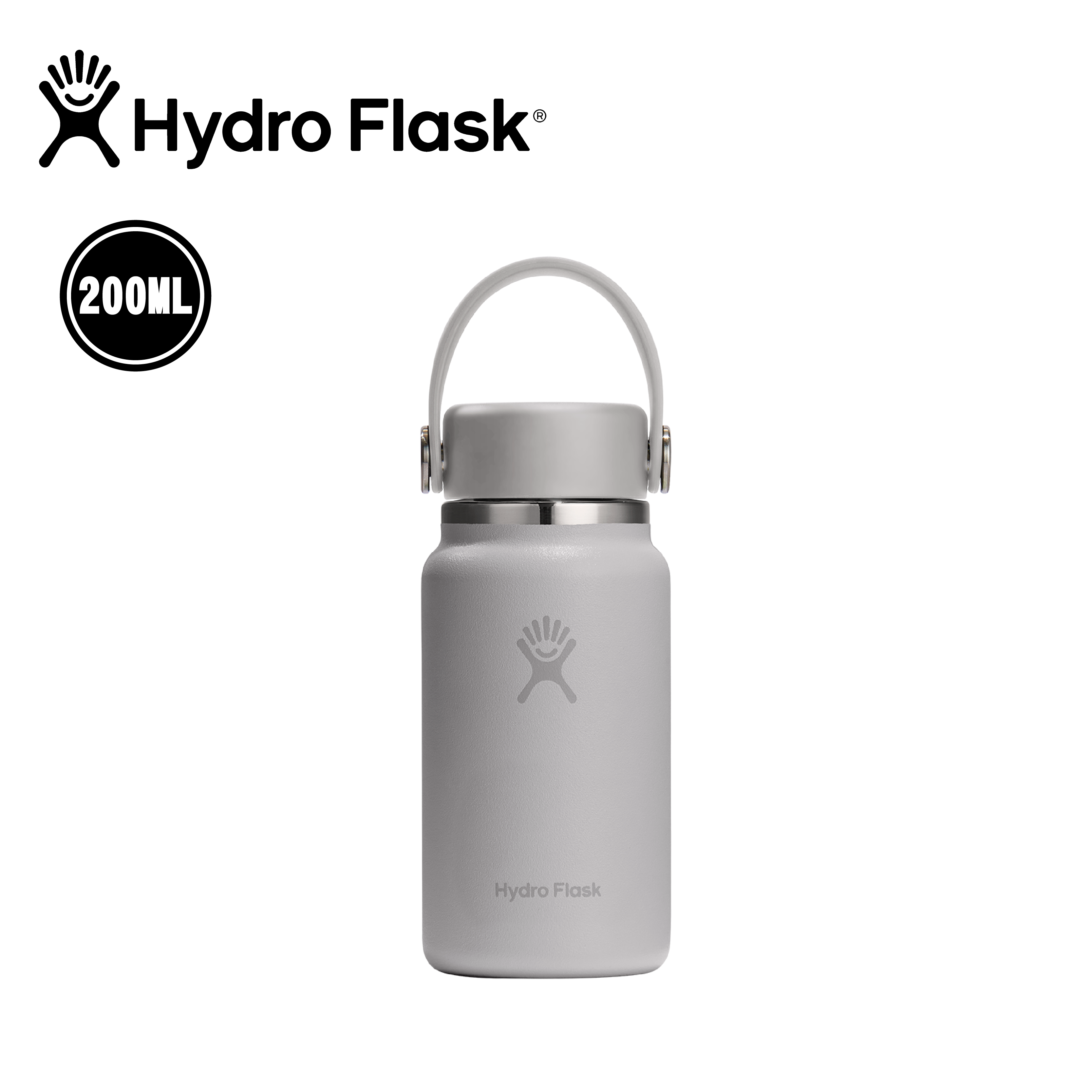 Hydro flask 美國 迷你真空保溫鋼瓶 200ml (粉灰色) 52HFY200INTR035