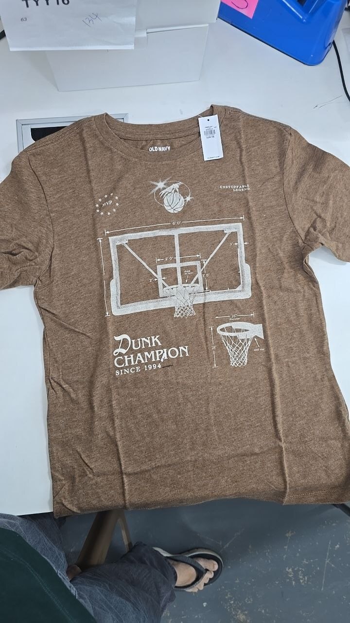 [S] OLD NAVY DOWN THE SHORE SHORT-SLEEVE GRAPHIC T-SHIRT FOR BOYS, 788967-06-1-1107 (SZZ1097)