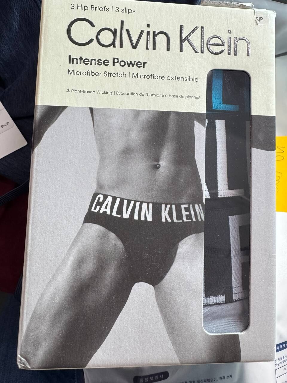[S] CALVIN KLEIN MULTI INTENSE POWER HIP BRIEFS 3 PACK, A34M395079-NB3610927 (SCK860)